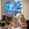 11 pcs Foil Balloons 10 Year Old for 10st Birthday Party Supplies Decoration (10th, Blue)